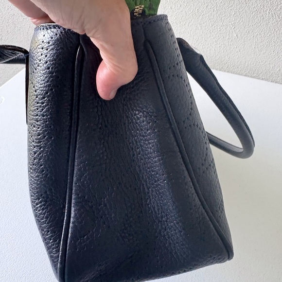 Kate Spade Perforated Navy Blue Leather Rectangle Green Lining Teacher Office - Picture 9 of 15